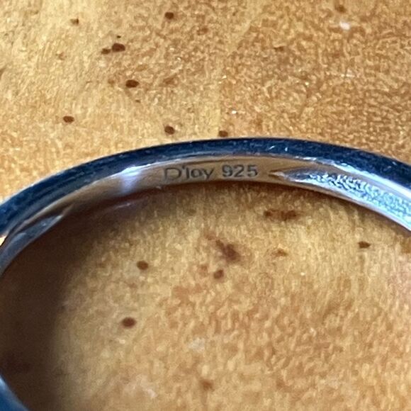 Genuine Green Apatite Sterling Silver Ring Size 6 - Picture 5 of 8